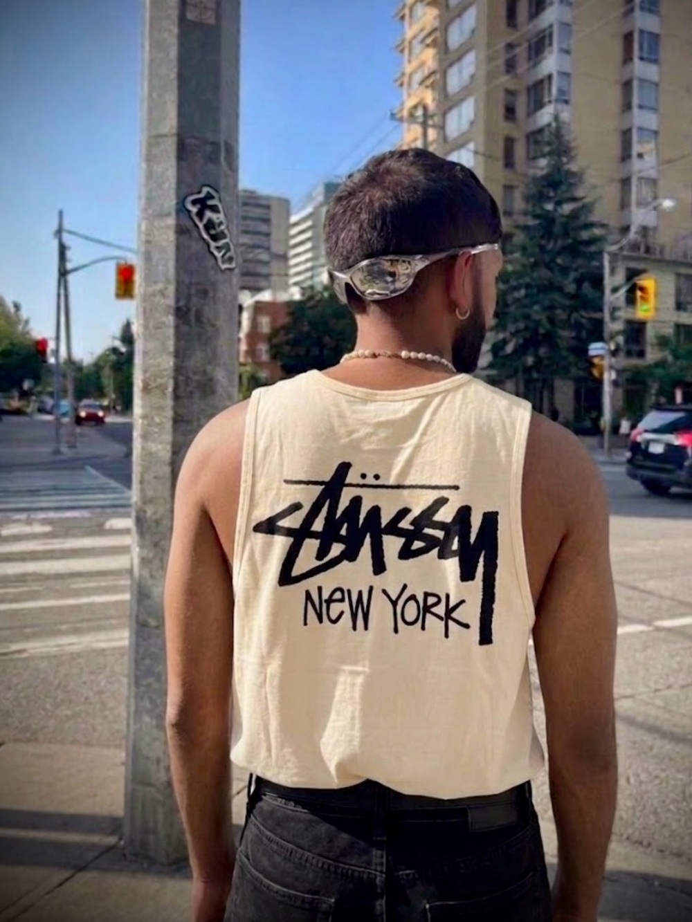 🆕 STUSSY New York Chapter T shirt Tank Top stüssy muscle tee 2XL 🗽